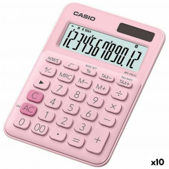 Kalkulaator Casio MS-20UC 2,3 x 10,5 x 14,95 cm, roosa (10 ühikut)