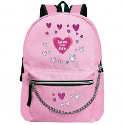School Bag SENFORT Tie Dye Pink