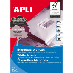 Самоклеющиеся этикетки Apli White Paper 500 листов 70 х 35 мм