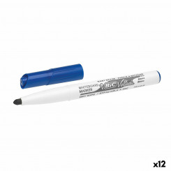 Whiteboard marker Bic Velleda 1741 Blue (12 Units)