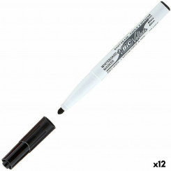 Marker pen/felt-tip pen Bic Velleda 1741 Whiteboard Black 12 Units