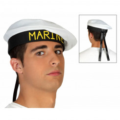 Müts Sailor polüester valge