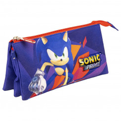 Тройная сумка Sonic Purple 22,5 x 2 x 11,5 см