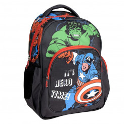 Школьная сумка The Avengers Black 32 x 15 x 42 см