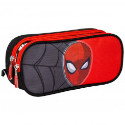 Double Carry-all Spiderman Black 22,5 x 8 x 10 cm