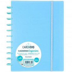 Блокнот Carchivo Ingeniox Light Blue А4 100 листов