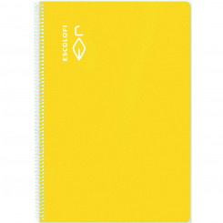 Notebook ESCOLOFI 5 Units Yellow 50 Sheets Quarto