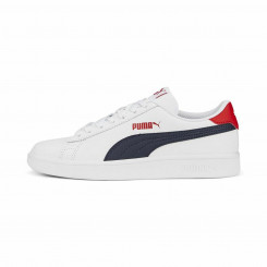 Sports Shoes for Kids Puma Smash V2 L White