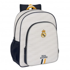 Школьная сумка Real Madrid CF Белая 32 X 38 X 12 см