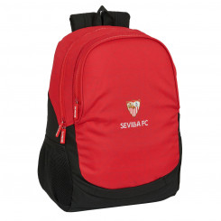 Школьная сумка Sevilla Fútbol Club Черный Красный 32 x 44 x 16 см