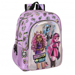 Школьная сумка Monster High Best boos Сиреневый 33 x 42 x 14 см