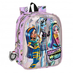 Koolikott Monster High Best boos Lilla 22 x 27 x 10 cm