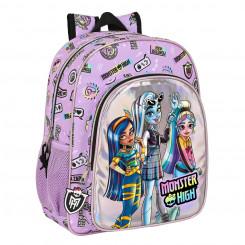 Школьная сумка Monster High Best boos Сиреневый 32 X 38 X 12 см