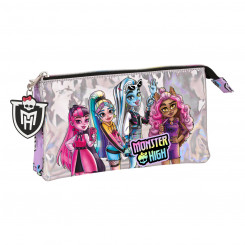 Double Carry-all Monster High Best boos Lilac 22 x 12 x 3 cm