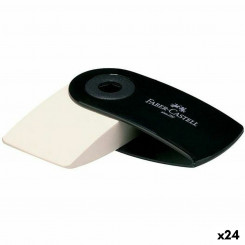 Eraser Faber-Castell Sleeve Mini Case Black 24 Units