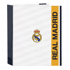 Ring binder Real Madrid C.F. White A4 27 x 33 x 6 cm