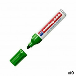 Перманентный маркер Edding 550 Green (10 шт.)