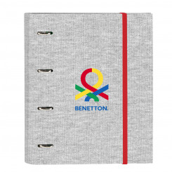 Rõngasköitja Benetton Pop Grey (27 x 32 x 3,5 cm)
