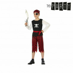 Piraatpunane kostüüm lastele