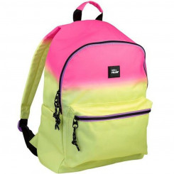 School Bag Milan Pink Yellow (41 x 30 x 18 cm)