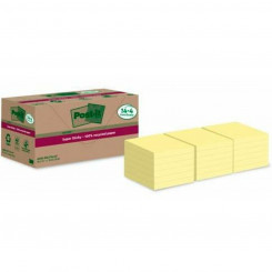 Sticky Notes Post-it Yellow 76 x 76 mm (18 Units)