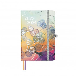 Diary Finocam Mínimal Pretty 2023-2024 Multicolour 10 x 15 cm