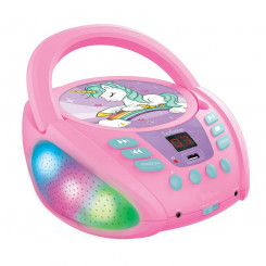 CD/MP3 Player Lexibook Bluetooth Pink Children's Unicorn