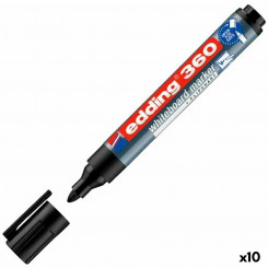 Whiteboard marker Edding 360 Rechargeable Black (10 Units)