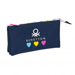 Тройная сумка Benetton Love 22 x 3 x 12 см