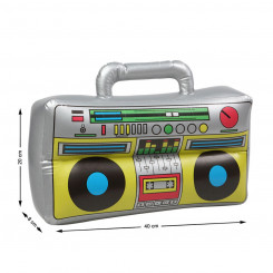 Radio cassette 40 x 20 x 8 cm Costune accessories Inflatable 80s
