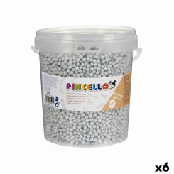 Materials for Handicrafts Balls Grey polystyrene (6 Units)