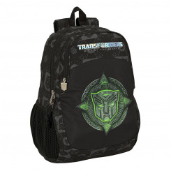 School Bag Transformers Black 32 x 44 x 16 cm