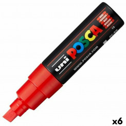 Marker-/viltpliiats POSCA PC-8K Red (6 ühikut)