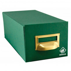 Refillable storage binder Mariola Green (22 x 15,5 x 25 cm)
