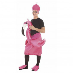 Kostüüm täiskasvanutele Roosa flamingo (3 tükki)