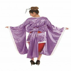 Costume for Adults Geisha M/L Purple (3 Pieces)