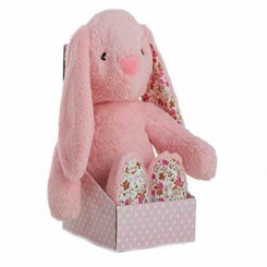 Fluffy toy Flowers Pink Rabbit 40 cm