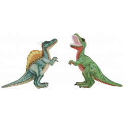 Пушистая игрушка Зеленый Динозавр 36 см Полиэстер Акрил