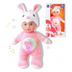 Doll Reig Pink Rabbit kohev mänguasi (30 cm)