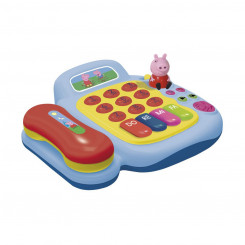 Educational game Peppa Pig Landline Telephone Blue Peppa Pig