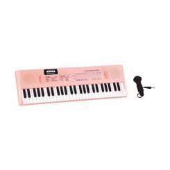 Educational Learning Piano Reig Microphone Pink