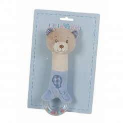 Rattle Cuddly Toy Vichi Blue Bear Teether (20cm)