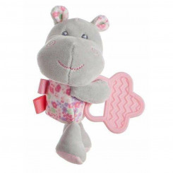 Teether for Babies Hippo Pink 20cm