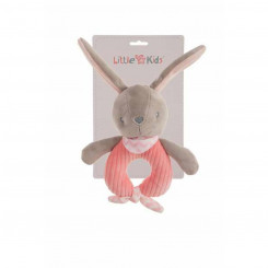 Мягкая игрушка-погремушка Розовый Кролик 18 см