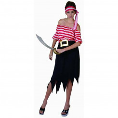 Kostüüm täiskasvanutele naissoost piraat M/L (2 tükki)