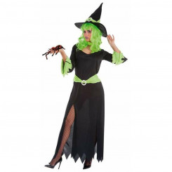 Kostüüm täiskasvanutele Witch Green M/L (2 tükki)