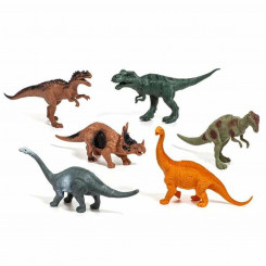 Dinosauruste komplekt Moltó 6 tükki plastikust