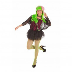 Costume for Adults Neon M/L Black (4 Pieces)