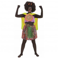 Kostüüm täiskasvanutele Aafrika naisele M/L (4 tükki)