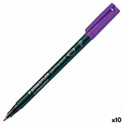 Перманентный маркер Staedtler Lumocolor Permanent 318 F Violet (10 шт.)